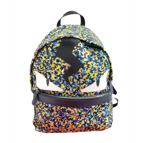 Fendi , Stylish and Practical Zaino Backpack ,Black unisex, Sizes: ONE SIZE