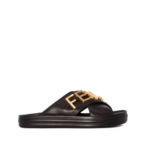 Fendi , Stylish Sandal for Women ,Black female, Sizes: