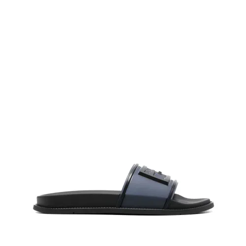 Fendi , Stylish Slide Sandals with Non-Slip Sole ,Blue male, Sizes: