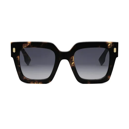 Fendi , Sunglasses Fendi Roma Fe40101I ,Brown female, Sizes: