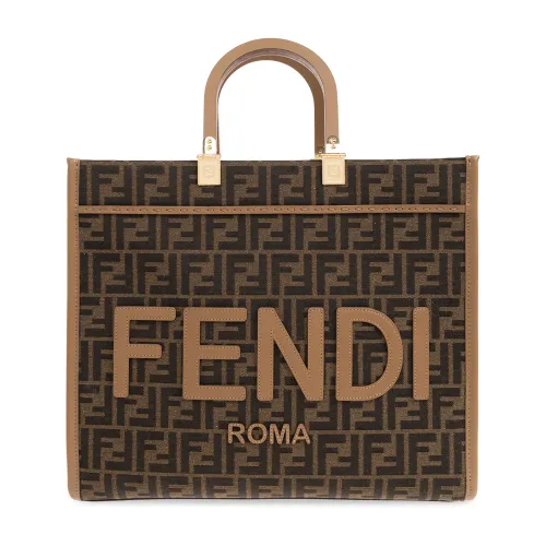 Fendi , ‘Sunshine Medium’ shopper bag ,Brown female, Sizes: ONE SIZE