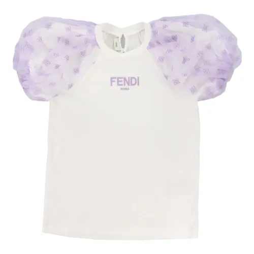 Fendi , T-Shirts ,White female, Sizes: