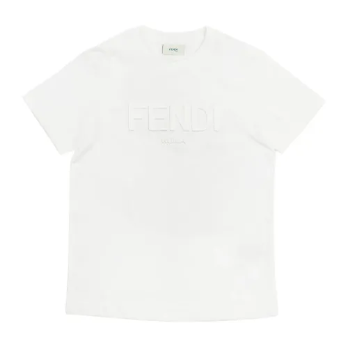 Fendi , T-Shirts ,White female, Sizes: