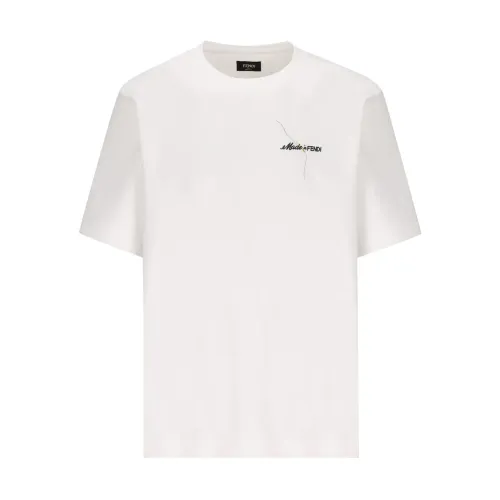 Fendi , T-Shirts ,White male, Sizes: