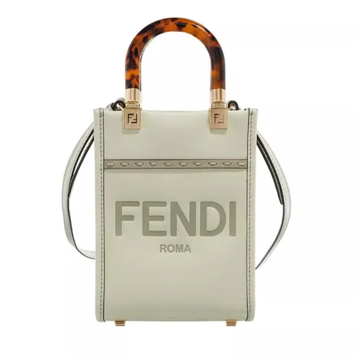 Fendi Tote Bags - Mini Sunshine Logo Shopper - green - Tote Bags for ladies