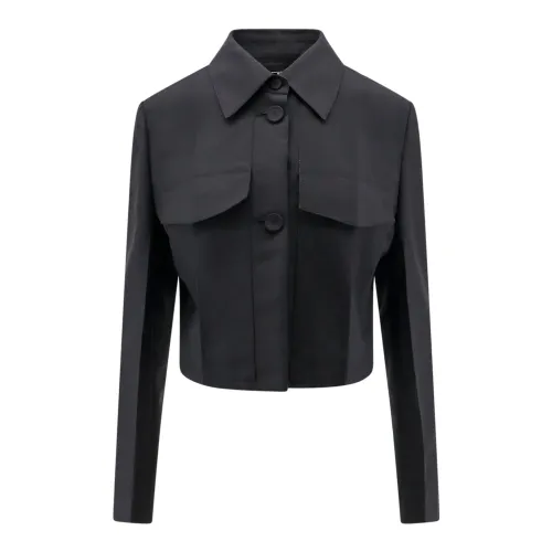 Fendi , Women's Clothing Shirts Black Ss24 ,Black female, Sizes: