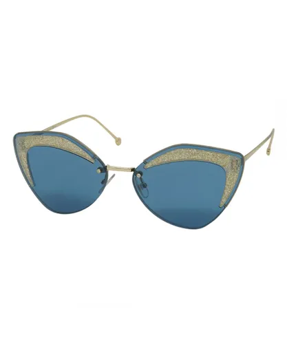 Fendi Womens Sunglasses FF 0355/S ZI9 - Gold - One