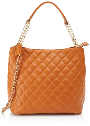 FENIA Women's Leather Handbag Shopper