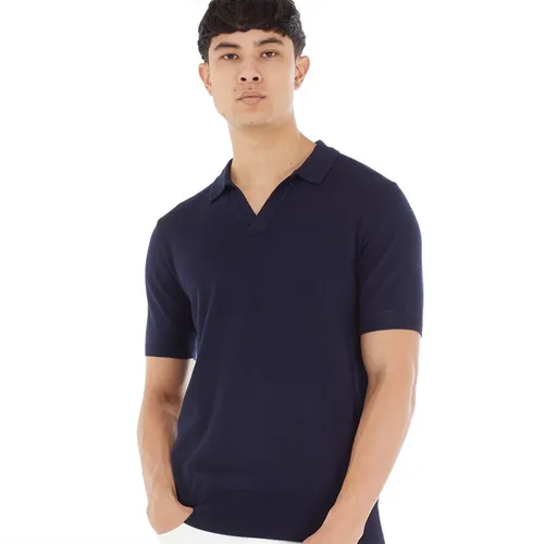Feraud Mens Knitted Polo Navy