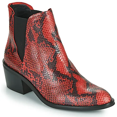 Fericelli  NIAOW  women's Low Ankle Boots in Red
