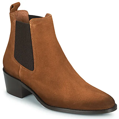 Fericelli  PAMINA  women's Low Ankle Boots in Brown
