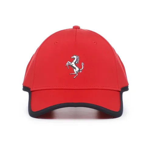 Ferrari , Red Cotton Hat with Logo ,Red unisex, Sizes: ONE