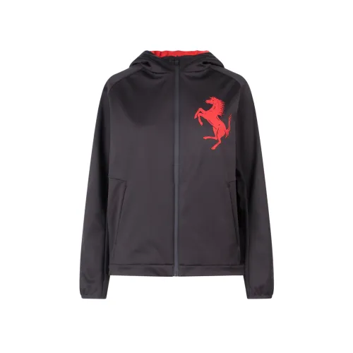 Ferrari , Women`s Clothing Sweatshirts Black Ss22 ,Black female, Sizes:
