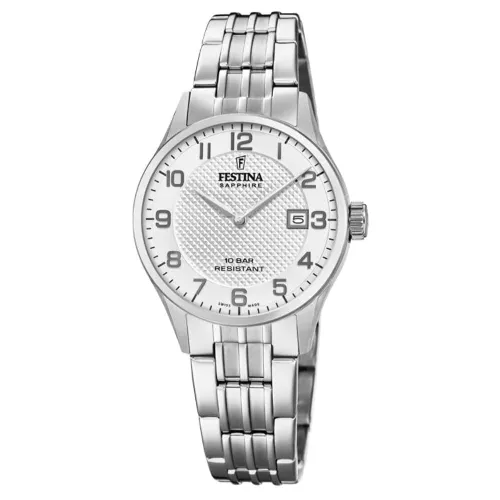 Festina F20006/1 Ladies Silver Swiss Made Watch