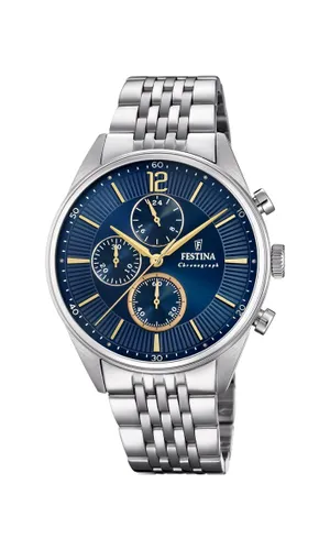 Festina Men's Chronograph Quartz Watch with Stainless Steel