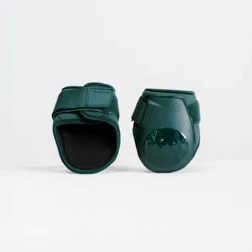 Fetlock Boots For Horses 500 Twin-pack - Larch Green
