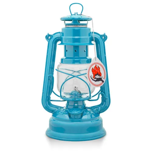 Feuerhand - Storm Lantern Baby Special 276 - Candle lantern blue