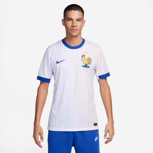 FFF (Men's Team) 2024/25 Stadium Away Men's Nike Dri-FIT Football Replica Shirt - White - Polyester