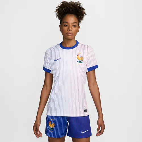 FFF (Men's Team) 2024/25 Stadium Away Women's Nike Dri-FIT Football Replica Shirt - White - Polyester