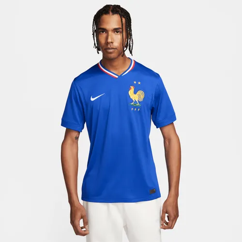 FFF (Men's Team) 2024/25 Stadium Home Men's Nike Dri-FIT Football Replica Shirt - Blue - Polyester