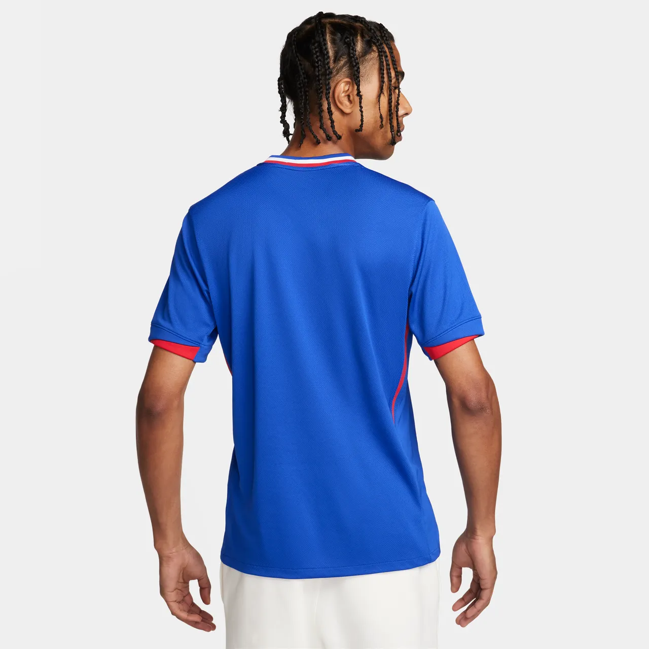 FFF (Men's Team) 2024/25 Stadium Home Men's Nike Dri-FIT Football Replica Shirt - Blue - Polyester
