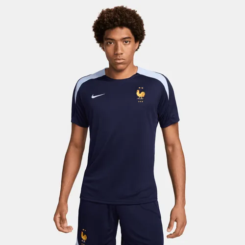 FFF Strike Men's Nike Dri-FIT Football Short-Sleeve Knit Top - Blue - Polyester
