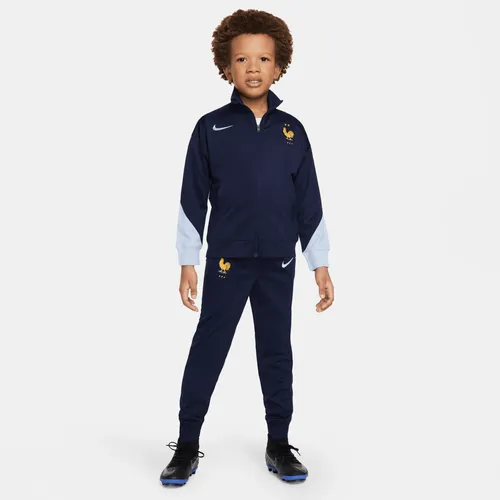 FFF Strike Younger Kids' Nike Dri-FIT Football Knit Tracksuit - Blue - Polyester
