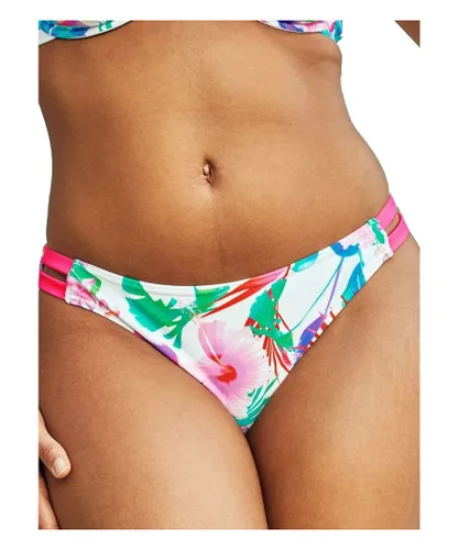 Figleaves Womens Bora Classic Tab Bikini Bottom - White
