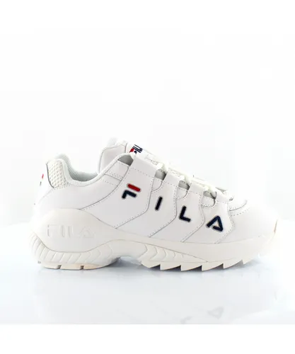 Fila Countdown Low Womens White Trainers Leather