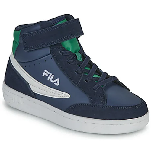 Fila  CREW VELCRO MID KIDS  boys's Children's Shoes (High-top Trainers) in Marine