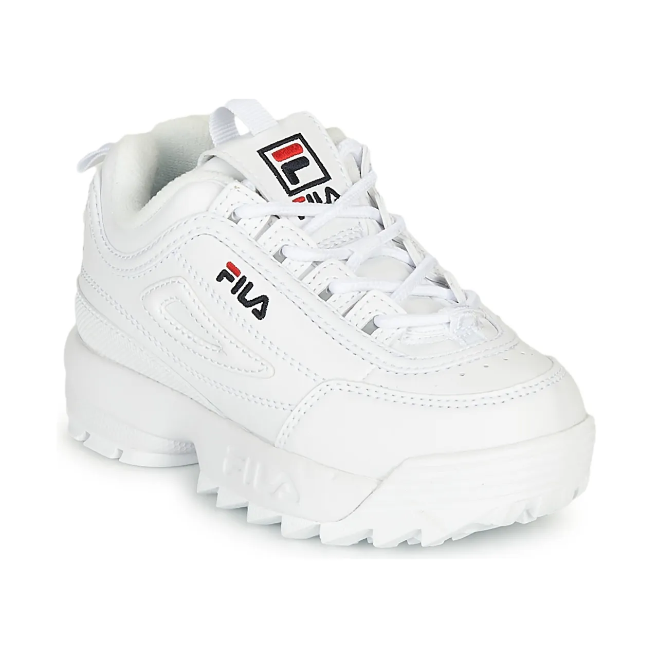 Fila  DISRUPTOR INFANTS  boys's Children's Shoes (Trainers) in White