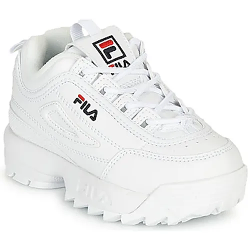 Fila  DISRUPTOR INFANTS  boys's Children's Shoes (Trainers) in White