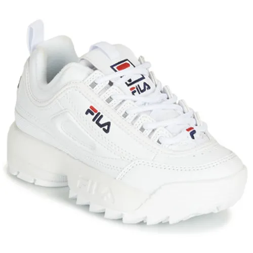 Fila  DISRUPTOR KIDS  boys's Children's Shoes (Trainers) in White