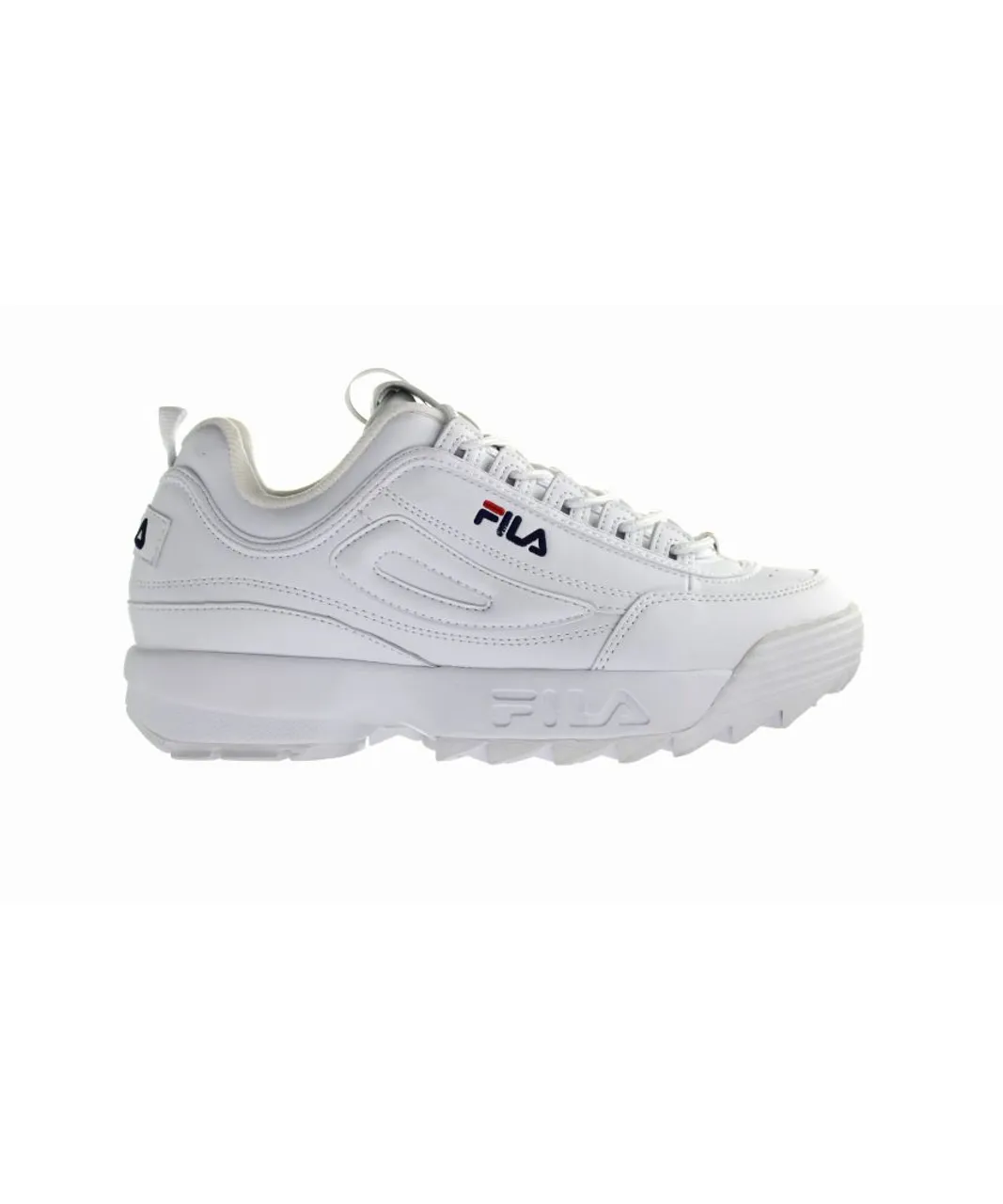 Fila Disruptor Mens White Trainers Leather