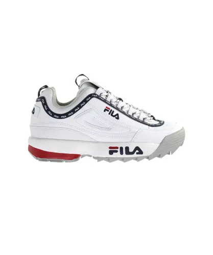 Fila Disruptor Womens White Trainers Leather (archived)
