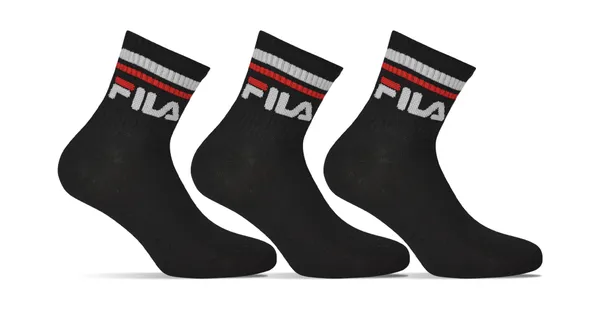 Fila F9398, Unisex Adult Socks, Black, 43/46