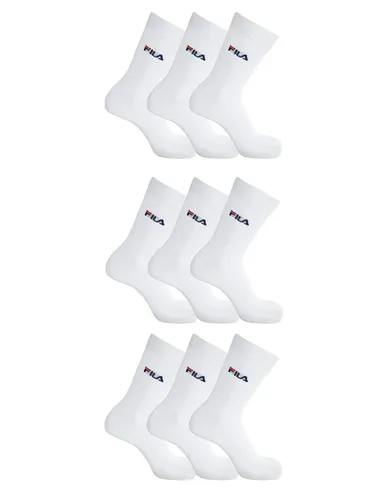 Fila F9630, Unisex Adult Socks, White, 43/46