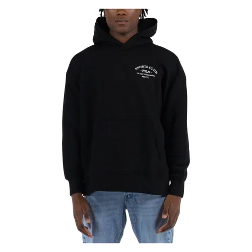 Fila , Foundation Sweatshirt ,Black male, Sizes: