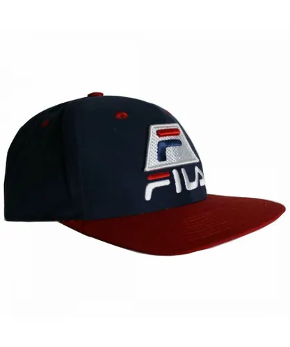 Fila Logo Mens Navy/Red Cap - One