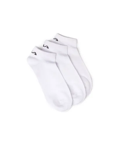 Fila Mens 3 Pack Trainer Socks - White
