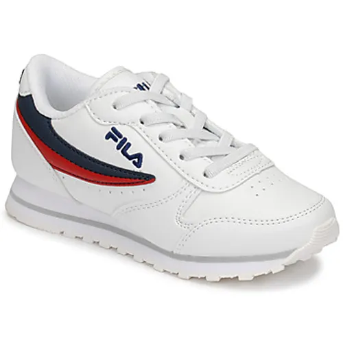 Fila  ORBIT LOW KIDS  boys's Children's Shoes (Trainers) in White