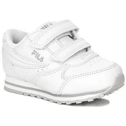 Fila  Orbit Velcro Infants  boys's Children's Shoes (Trainers) in White