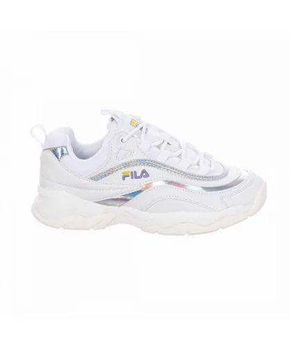Fila Ray LM Womens White Trainers