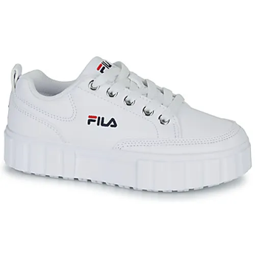 Fila  SANDBLAST  girls's Children's Shoes (Trainers) in White