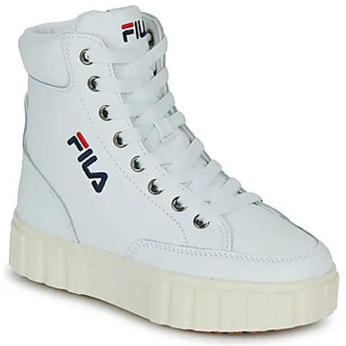 Fila  SANDBLAST HIGH  boys's Children's Shoes (High-top Trainers) in White