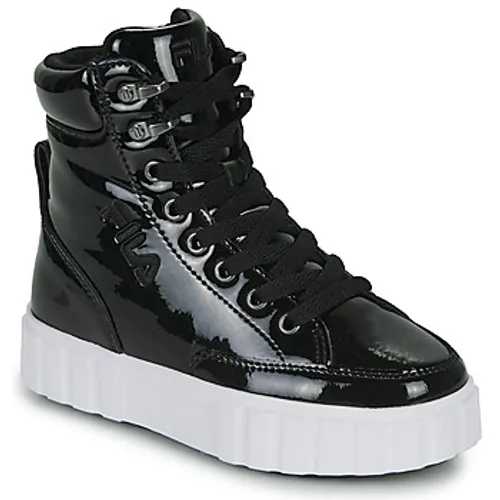 Fila  SANDBLAST HIGH  girls's Children's Shoes (High-top Trainers) in Black
