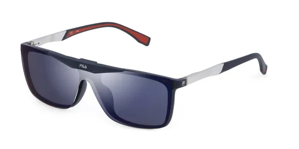 Fila SFI200 Polarized 6QSP Men's Sunglasses Blue Size 55