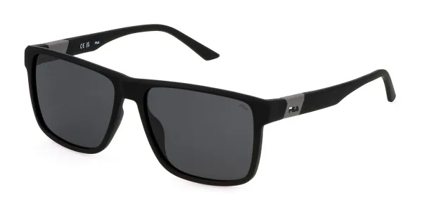 Fila SFI522 Polarized U28P Men's Sunglasses Black Size 58