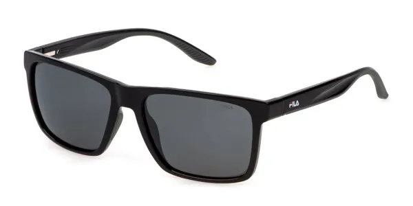 Fila SFI726 Polarized Z42P Men's Sunglasses Black Size 57