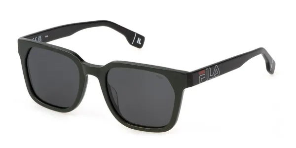 Fila SFI730V Polarized B33P Men's Sunglasses Green Size 53
